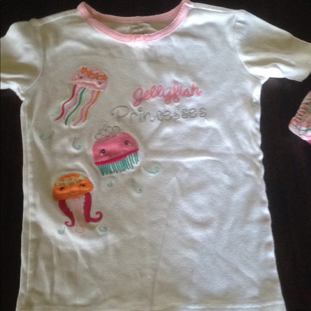 Pajama set size 8 jellyfish themed from Gymboree.